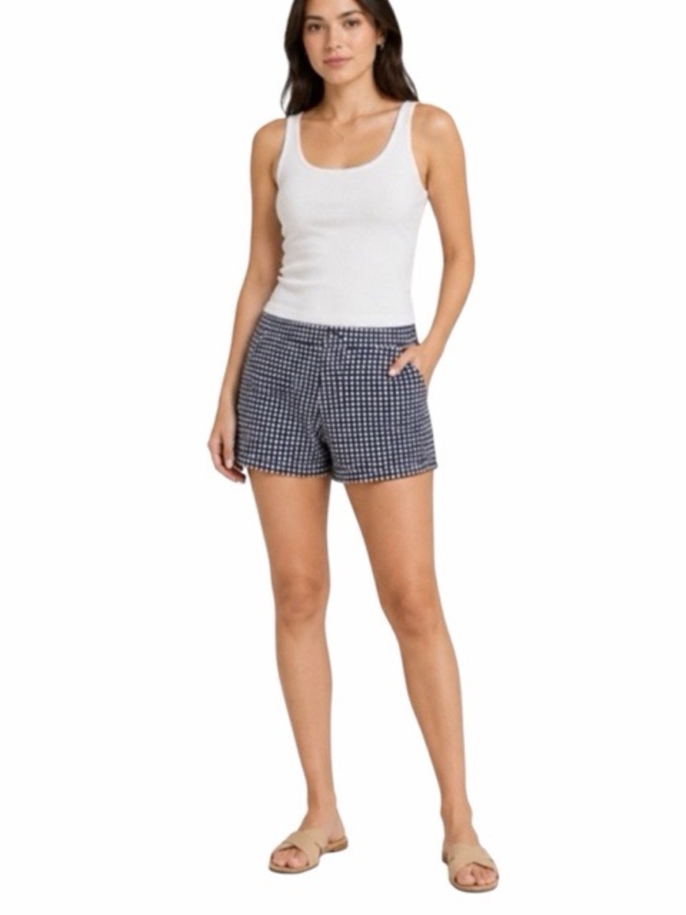 British Khaki‎ Polka Dot Shorts NWT